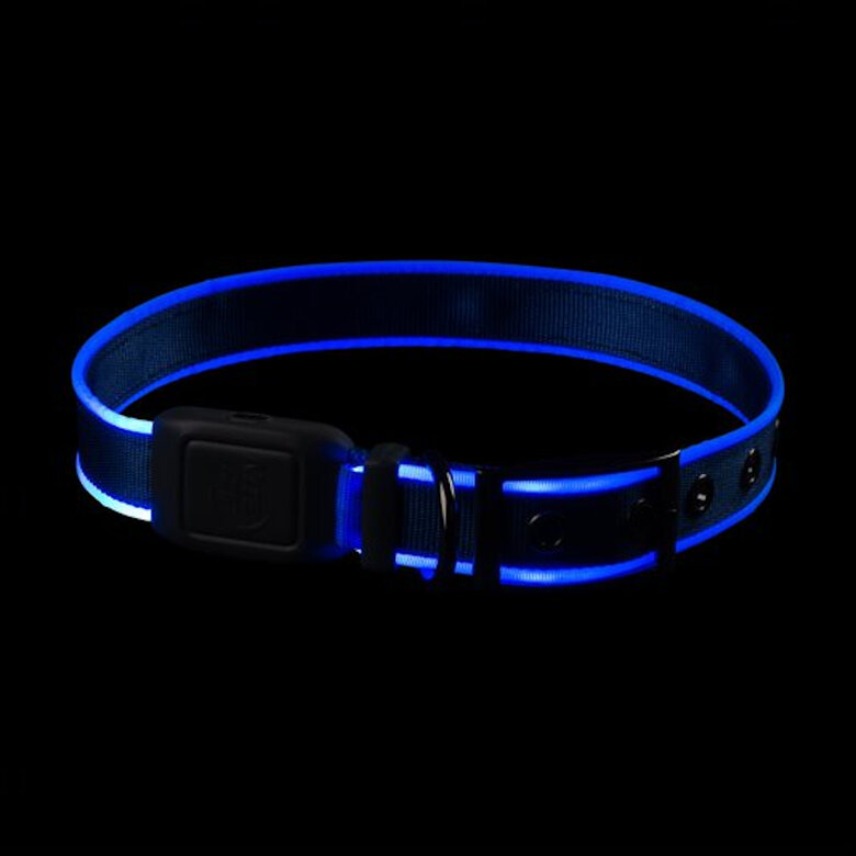 Nite Ize NiteDog Collar LED Recargable Azul para perros, , large image number null